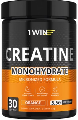1WIN Креатин моногидрат Манго 200г банка