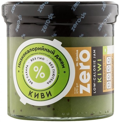 Zero Джем Киви 270г низкокалорийный без сахара