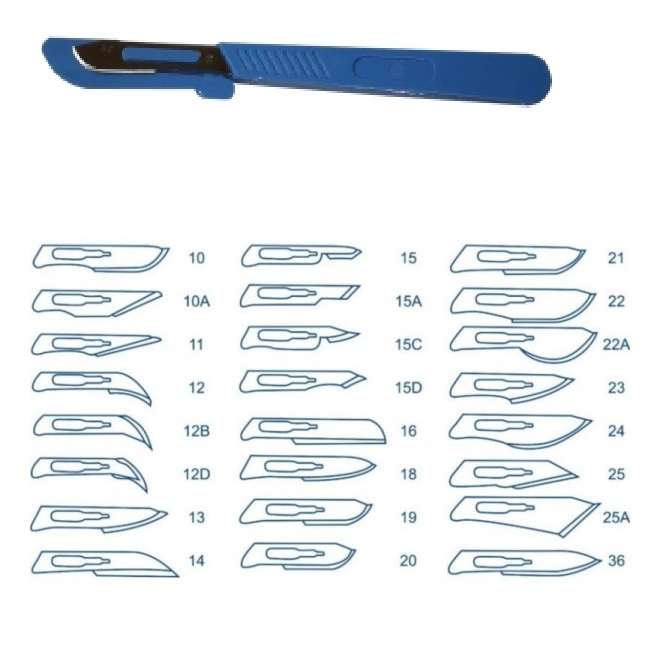 Скальпель №18 BIOLA стерильный однократного применения