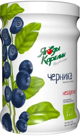 Ягоды Карелии Неваренье Черника с мякотью б/сах 270мл 