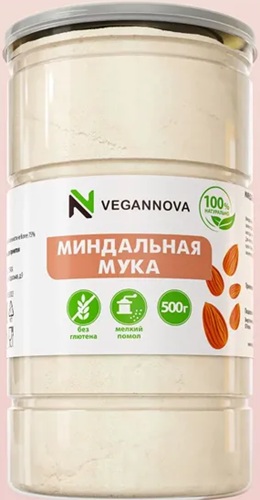 Мука Миндальная 500г Vegannova 