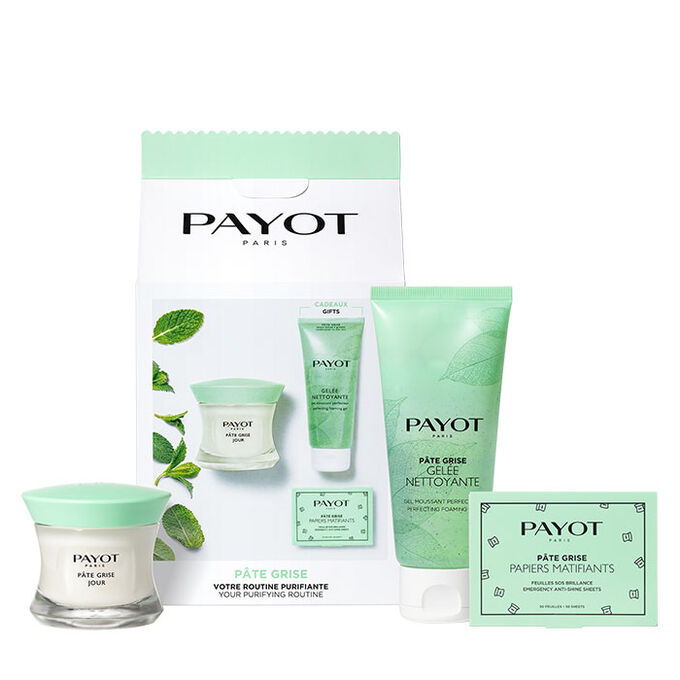 PAYOT набор для лица Pate Grise: Крем 50 мл + Гель очищающий 200 мл + Сашет салфетки 65117745