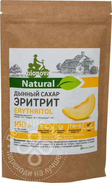 Bionova Sport Дынный сахар Эритрит 1,0 кг.
