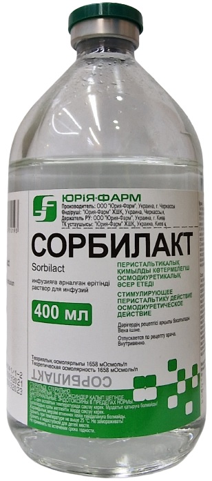 Сорбилакт раствор 400 мл №1 фл Юрия-Фарм