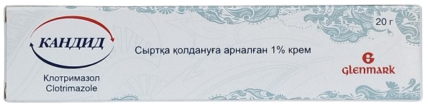 Кандид крем 1% 20 гр ( клотримазол )