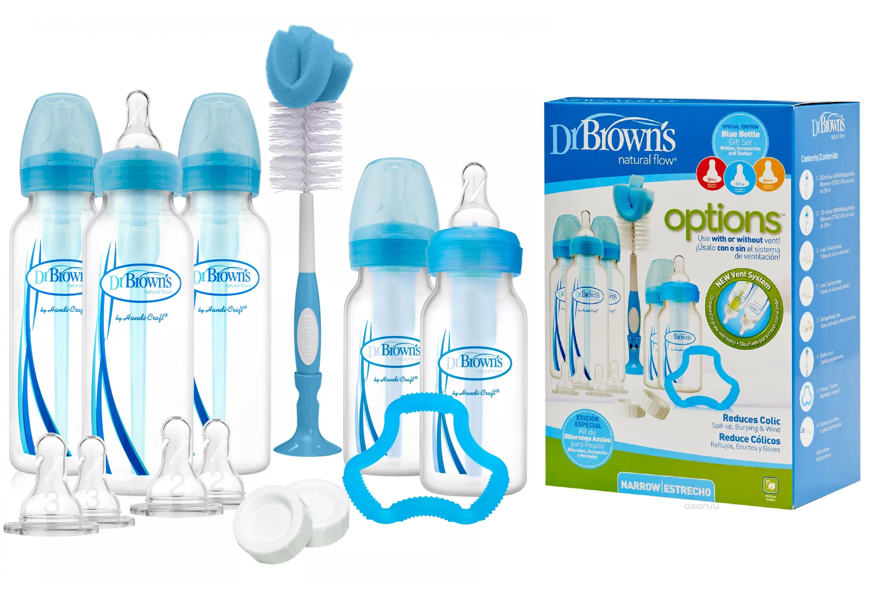 Набор для Новорожденного DrBROWNS арт.SB05405 Blue (21 предметов )