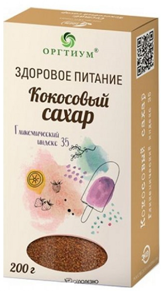 Оргтиум Кокосовый сахар 200 г