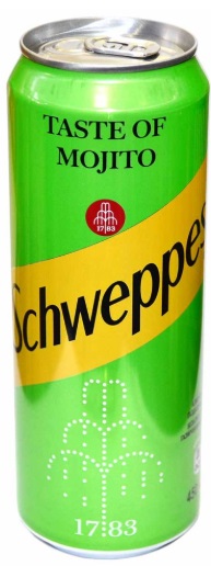Напиток газированный SCHWEPPES Mojito 450мл ж/б