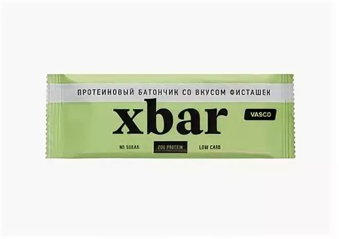 XBar Vasco Батончик протеиновый 60г Фисташки