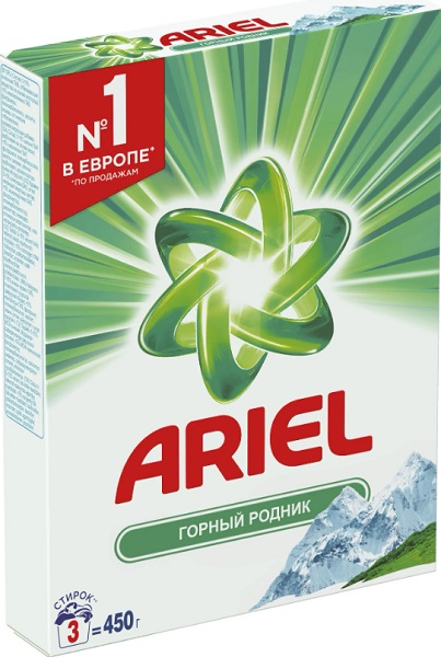 ARIEL автомат Горный родник 450 гр стиральный порошок