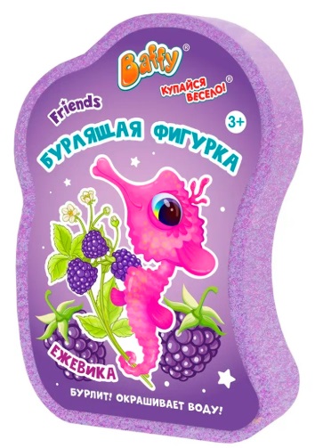 Baffy Бурлящая фигурка для ванны Ежевика 75г