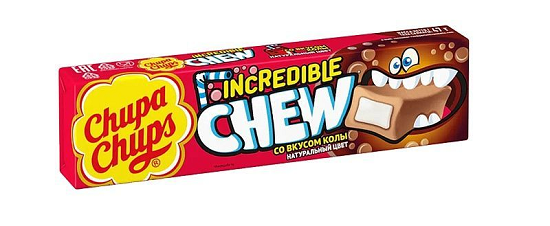 Chupa Chups Жевательные конфеты Incredible Chew Кола 47г
