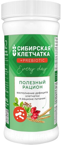 Сибирская Клетчатка Полезный рацион 2 с пребиотиками 300г