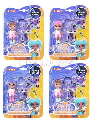 Игровой набор FTk 0081441-1 Куколка Адель с музыкальными аксессуарами 1шт Funky Toys