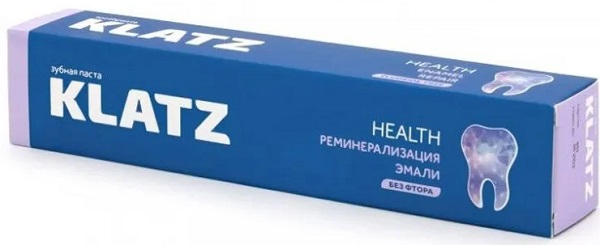 Зубная паста KLATZ Health Реминерализация эмали 75 мл