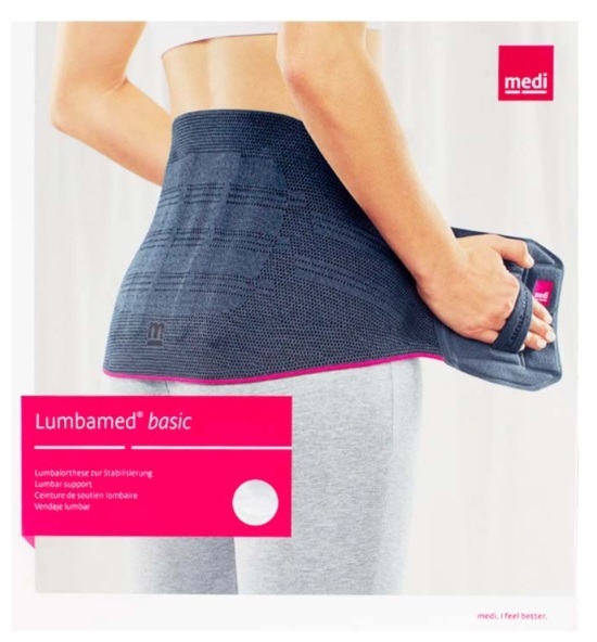 MEDI 664 №5 Серый Lumbamed basic Men Пояс Корсет K200235