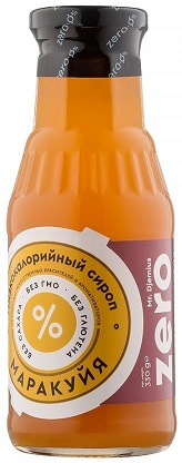 Zero Сироп Маракуйя 330г низкокалорийный без сахара