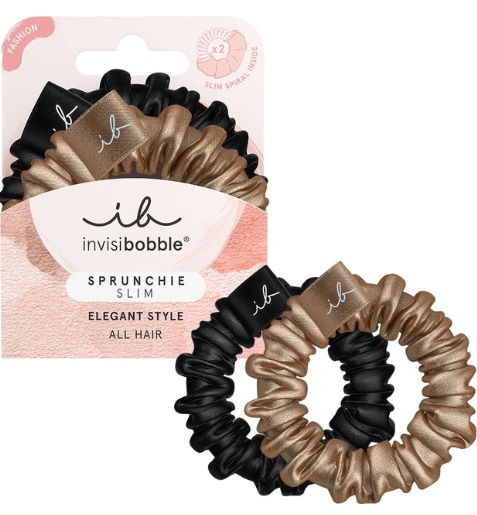 INVISIBOBBLE Резинка браслет для волос Sprunchie Slim True Golden 2 шт