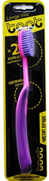 Зубная щетка Long Vita ТООТ для взрослых арт.0319