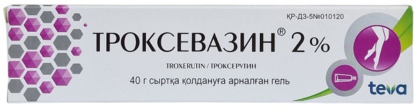 Троксевазин гель 2% 40 гр ( троксерутин ) Тева # @