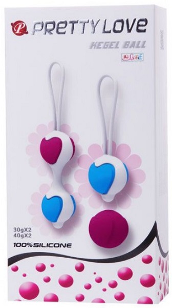 Шарики вагинальные Pretty Love Silicone