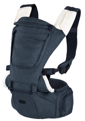 Кенгуру Хипсит CHICCO Hip Seat Baby Carrier Denim со съемной спинкой