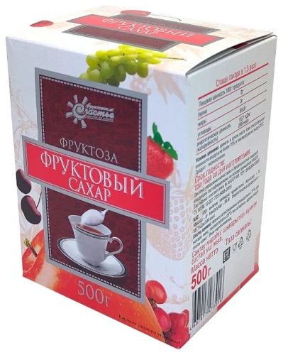 Фруктовое счастье Фруктоза 500г фруктовый сахар