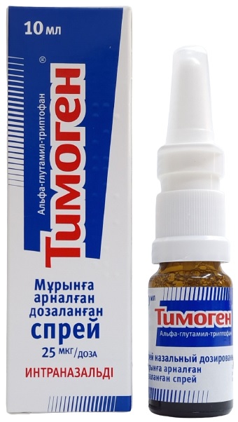Тимоген спрей назальный 25 мкг/доза 10 мл Цитомед