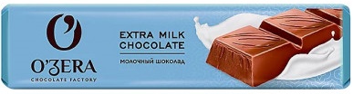 Ozera Extra Milk Chocolate шоколад молочный 45г