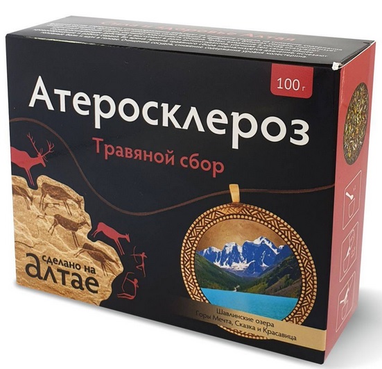 Атеросклероз травяной сбор 100г Сделано на Алтае