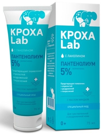 КРОХА LAB крем детский Пантенолиум 5% для специального ухода 75 мл
