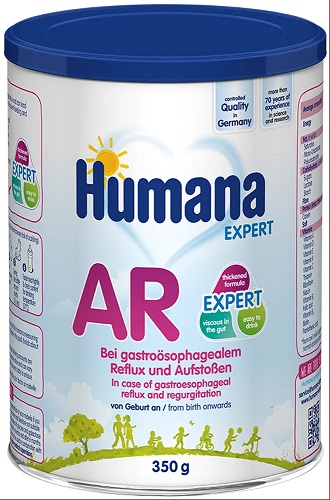 Хумана AR Expert Антирефлюксная 350г банка Смесь молочная с рождения 