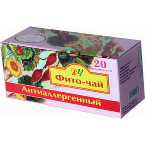 ПК Кызылмай фито-чай КМ Антиаллергенный 1,5 г №20 пак. Кызыл-май