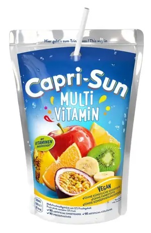 Напиток соковый негазированный Capri-Sun Multivitamin 200мл