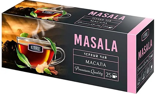 ETRE Чай черный Масала 2г № 25пак