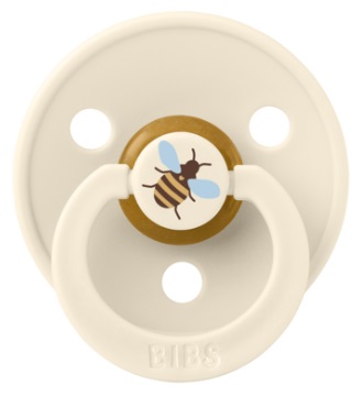 Пустышка латексная 6м+ Bibs Colour Bumblebee Ivory 0+ арт.10024216