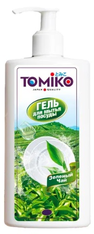 Гель для мытья посуды Зеленый чай 1л TOMIKO