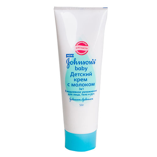 JOHNSON`S BABY Детский Крем с молоком 3в1 50г