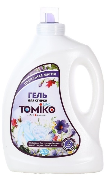 Гель для стирки Цветочная магия 2,1л TOMIKO