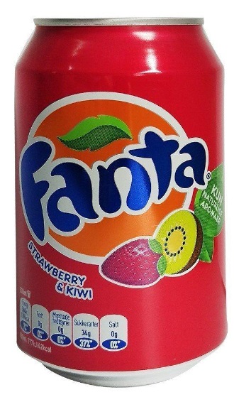 Fanta Клубника и Киви 330 мл Напиток безалкогольный газированный ж/б