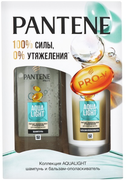 PANTENE подарочный набор AQUA LIGHT PRO-V 81681016