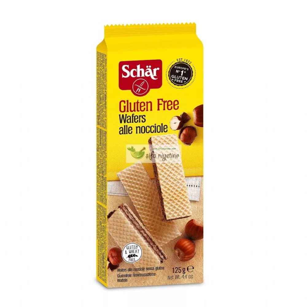 Dr.Schar WAFERS ALLE NOCCIOLA Haselnut Вафли ореховые 125г безглютеновое