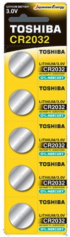 Батарейка TOSHIBA CR2032 PW BP-5N (1шт) 3V
