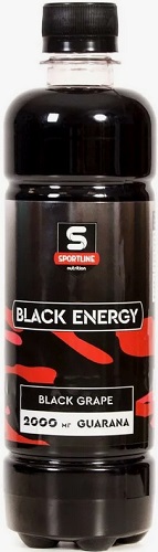 Sportline Гуарана 2000 мг 500мл Черный виноград &