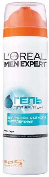 LOREAL Гель для бритья для гиперчувствительной кожи 200 мл