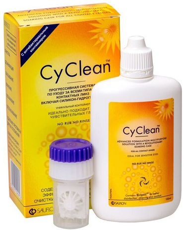 Раствор для линз SAUFLON CyClean 100 мл