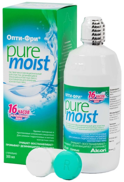 Раствор для линз Opti Free Pure Moist 300 мл