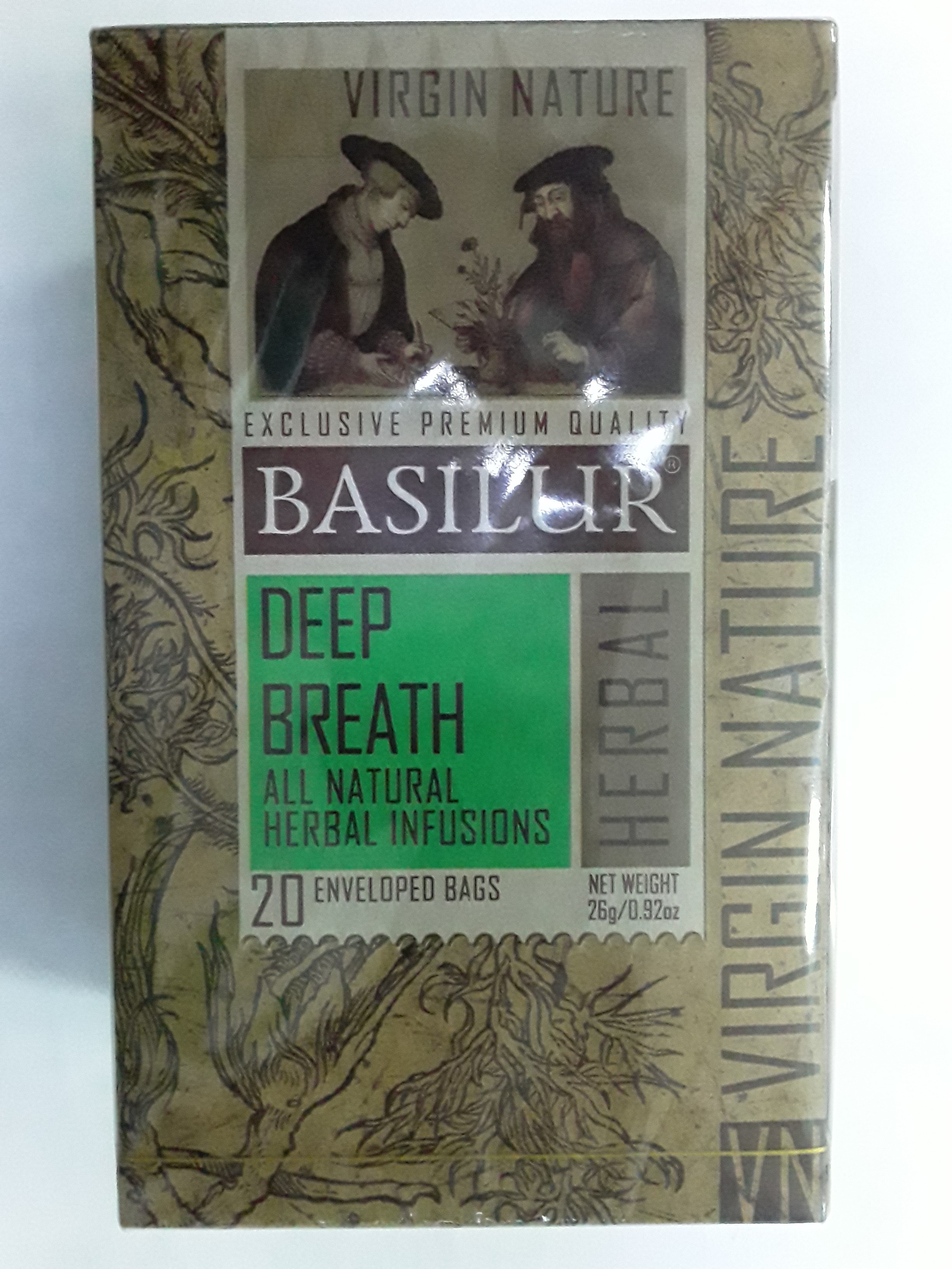 BASILUR  Deep Breath Очищающий Фито-чай №20пак