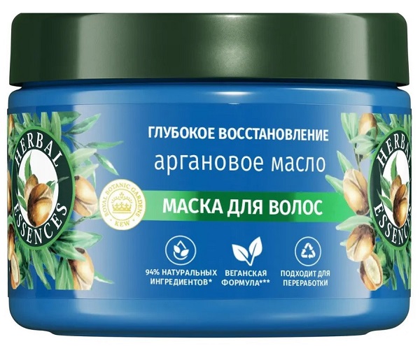 HERBAL ESSENCES маска для волос Аргановое масло 300мл