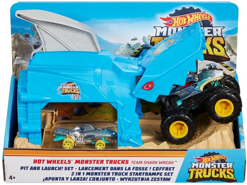 HOT WHEELS арт.GKY03 игровой набор Монстр-Трак Пусковой Гараж в ассортименте